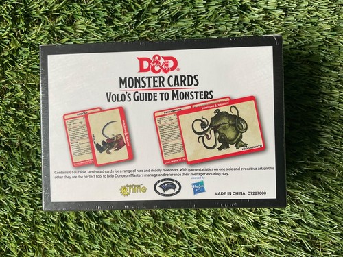 D & D RPG Monster Cards Volo's Guide to Monsters BNIB - Picture 2 of 2