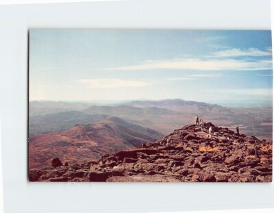 #ad #ad Postcard Topographical panorama revealed as on the top of Mt. Washington USA $9.09
