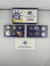 2000 Clad Proof Set U.S. Mint Original Government Packaging OGP COA