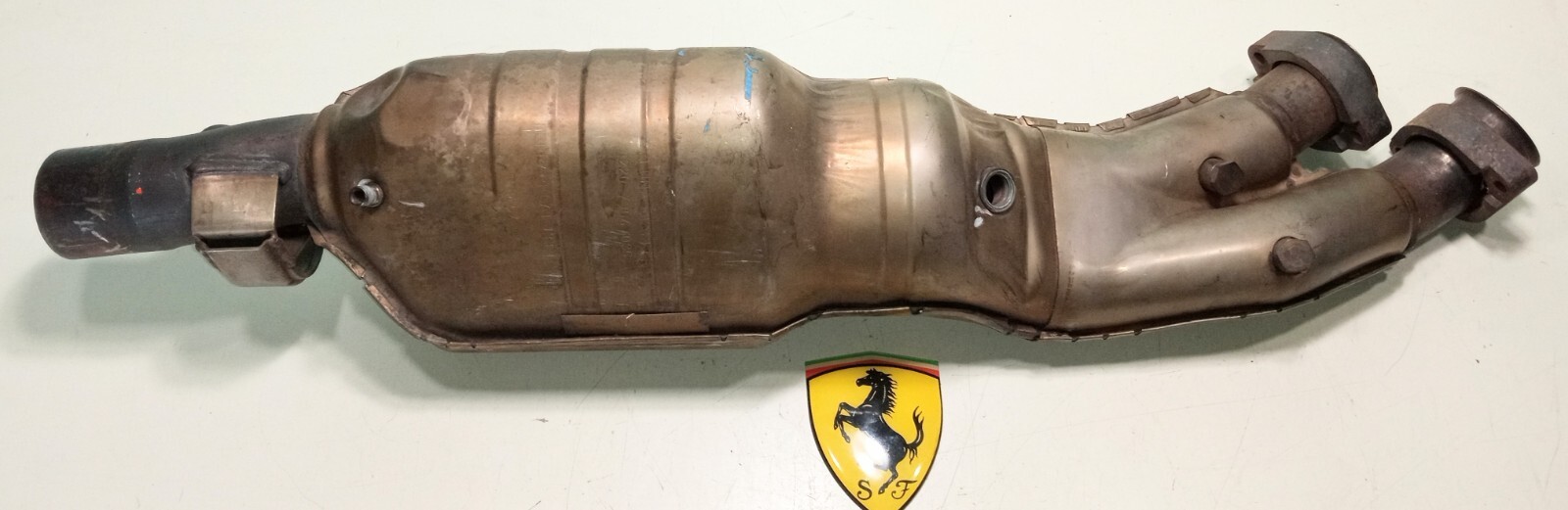 Ferrari 550 Engine Exhaust Header Pipe Extension_168567_Zeuna_575_GENUINE