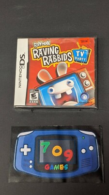 SEALED Rayman Raving Rabbids: TV Party (Nintendo DS, 2008) 3DS BRAND NEW