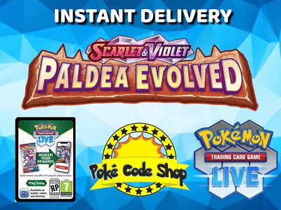 Paldea Evolved Live Codes Pokemon Booster Online Code SOFORT QR EMAIL VERSAND