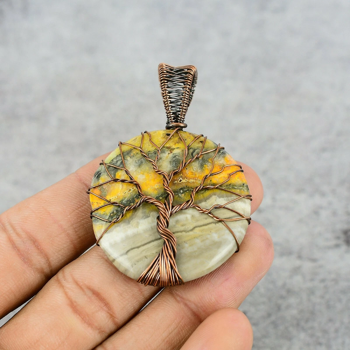 Bumblebee jasper hotsell necklace