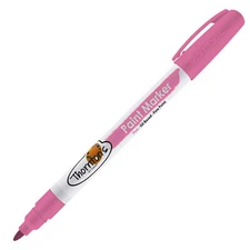 3 Thornton's  Oil-Based Paint Marker For Tire Tread Rubbers Fine Point Pink Ink