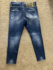 Dsquared2 Men’s Stonewashed Tapered Slim- Cut Jeans, Size 50, Blue — photo 10