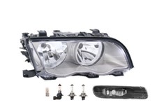 Scheinwerfer Halogen passend für BMW 3er E46 02/98-08/01 FF H7 R + Nebel+Leucht.