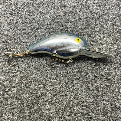 Pre Pradco Bandit 200 Series Vintage Crankbait Lure Chrome Bill Blue Back 32 232