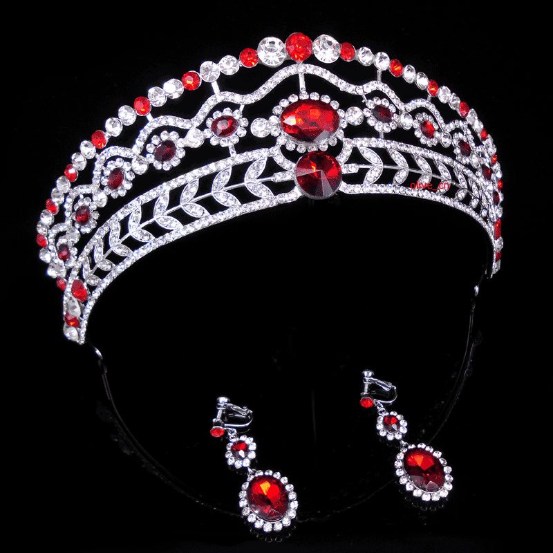 All Black Crystal 4.5cm Tall Adult Wedding Bridal Queen Pageant Prom