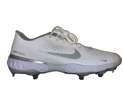 Sz 16 Nike Alpha Huarache Elite Low Mens Baseball Shoes White