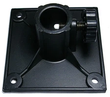 Pole Mount Adapter Plastic Bracket 1" diameter square flange set/2
