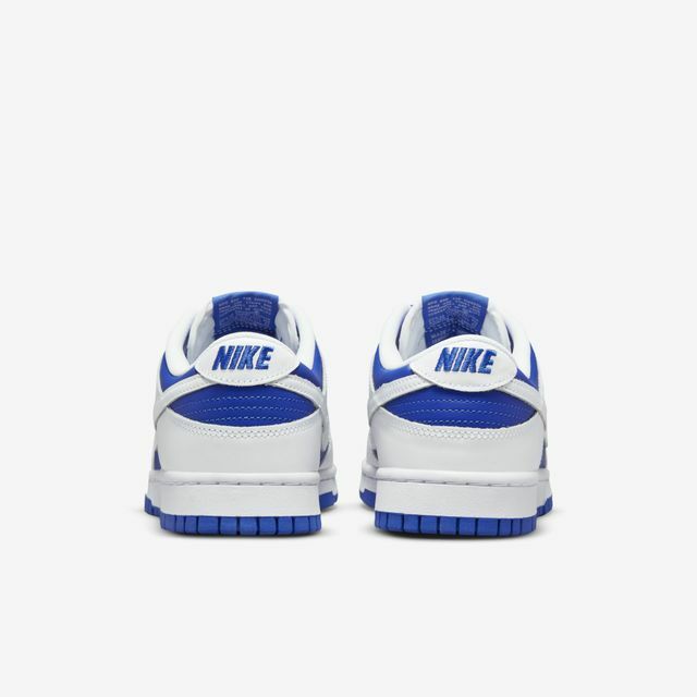Nike Dunk Low Retro Racer Blue and White Sneakers Shoes DD1391-401