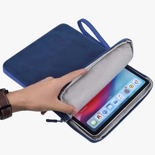9-11 Inch Tablet Sleeve for 11 inch iPad Pro M4/ 11" iPad 9-11 inch Dark Blue - Picture 2 of 6