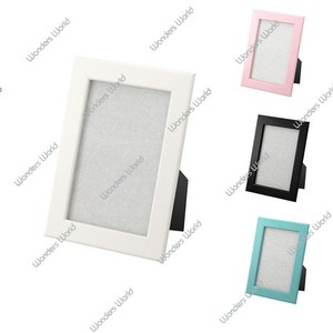 Ikea Fiskbo Foto Rahmen Holz Bilderrahmen Kunst Rahmen Rosa Blau Schwarz Weiss Ebay