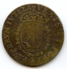 Louis XIII Catcher General Of Edible Low (1635-1637) Token Feuardent 3884