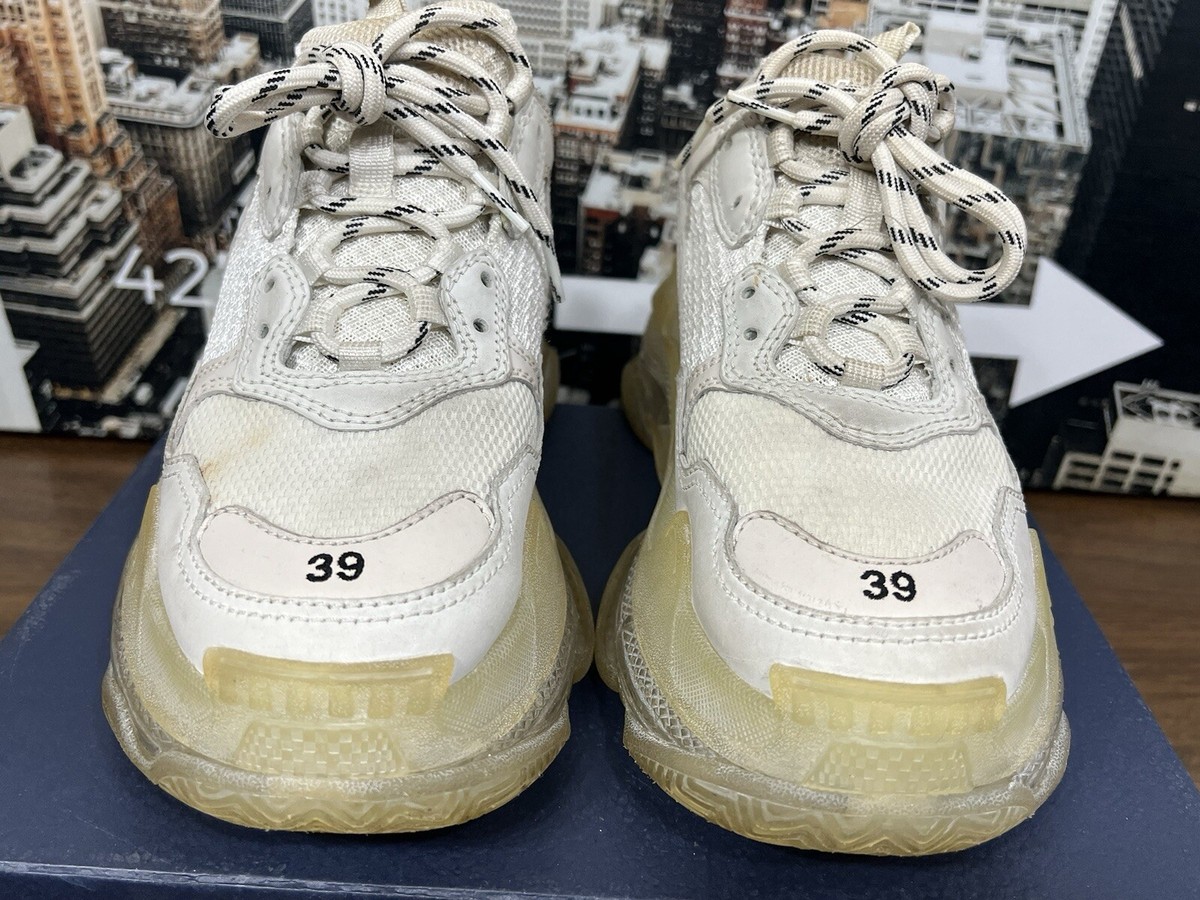 Balenciaga Triple S Sneaker Clear Sole Size US6, UK5,EUR39, JP26