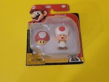 Red Toad w/Mushroom 2.5” Figure - World of Nintendo 