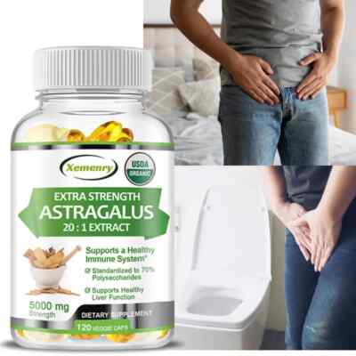 Extra starke Astragaluswurzel 20:1 Extrakt 5000mg - Steigert Energie & Ausdauer