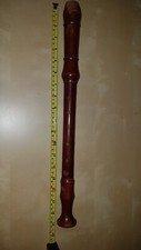 Vintage Weltton Solis Recorder, Germany, Pearwood, Baroque Fingering, 19" F