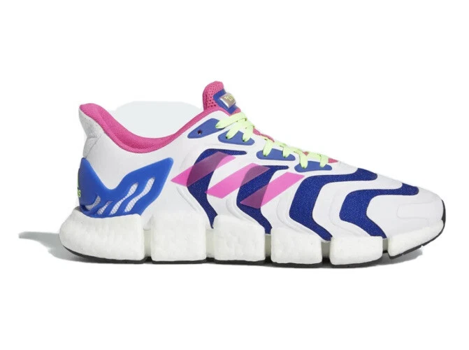 Adidas CLIMACOOL VENTO Men's Sz 5.5 Cloud White Shock Pink Signal Green  FX4731 - Image 2 of 4
