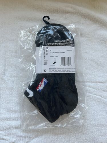Nike NBA Authentics Ankle Length Team Issued M Black and White Socks