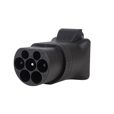 16A EV Charger Adapter EVSE IEC62196 AC220V Type 2 Male to EU Universal Socket