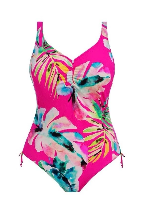 Fantasie Carabelita Swimsuit Peony Pink Size 36H 14 Underwired Bra 505830 New - Image 4 of 4