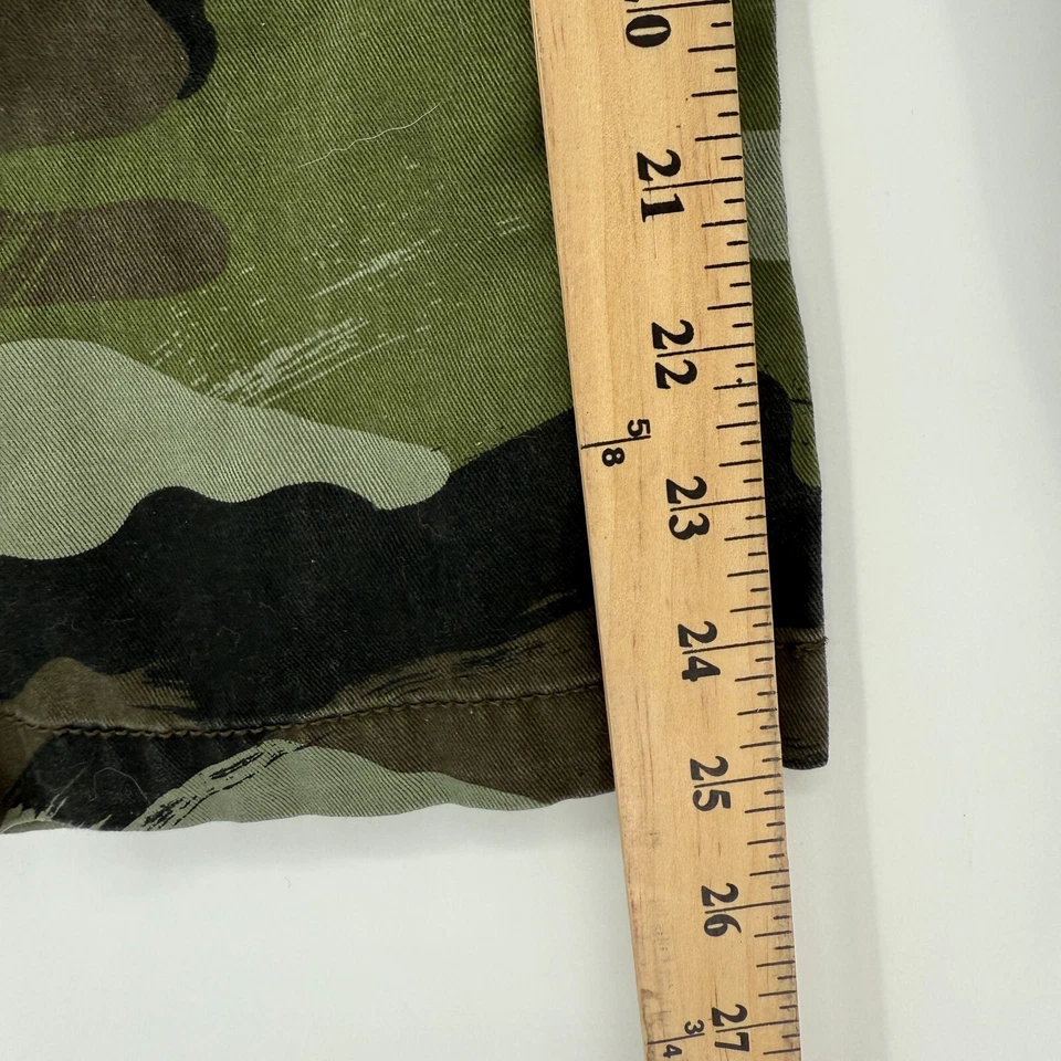 Pantalones cargo camuflados Y2K Cherokee para niños talla 12 verdes 100 % algodón bolsillos utilitarios Foto 4 de 4