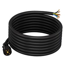 15 FT Trailer Cord Heavy Duty 7 Way Trailer Wiring Harness 15 FT SINGLE CORD