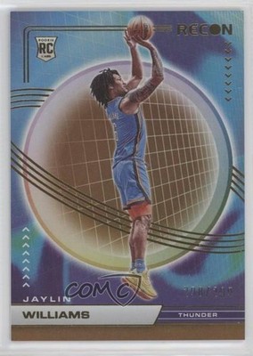 2022 Panini Recon Rookies Holo Bronze /299 Jaylin Williams #221 Rookie RC 02v3