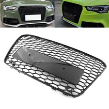 Waben Glanz Schwarz Wabengrill Vorne Kühlergrill Grill Für Audi A5 RS5 13-15