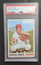 1970 Topps - Johnny Bench #660 - PSA 3 Graded - VERY GOOD 