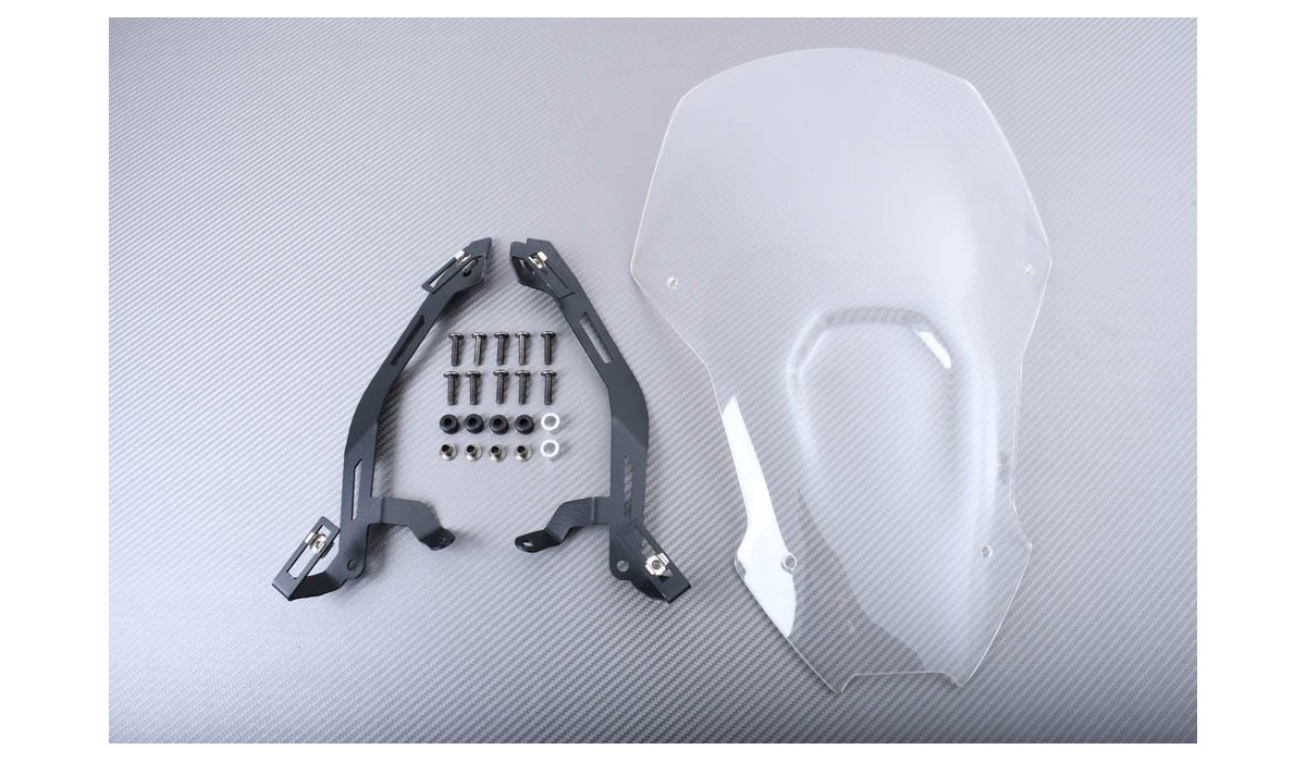Bulle transparente double courbure Honda Africa Twin 1100 2020 2021 2022