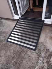 Custom Wheelchair Ramps Aluminum Medical Mobility Threshold Ramp made to size