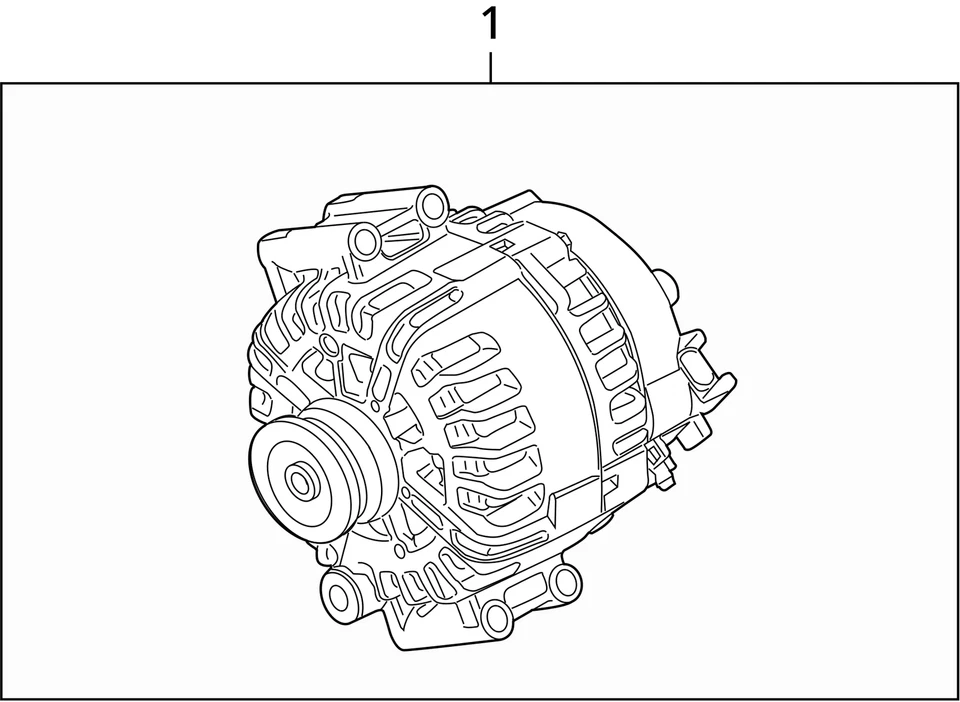 Alternador BMW X5 3.0 2007-2010 180 AMP 12317551256 OEM usado Foto 4 de 4