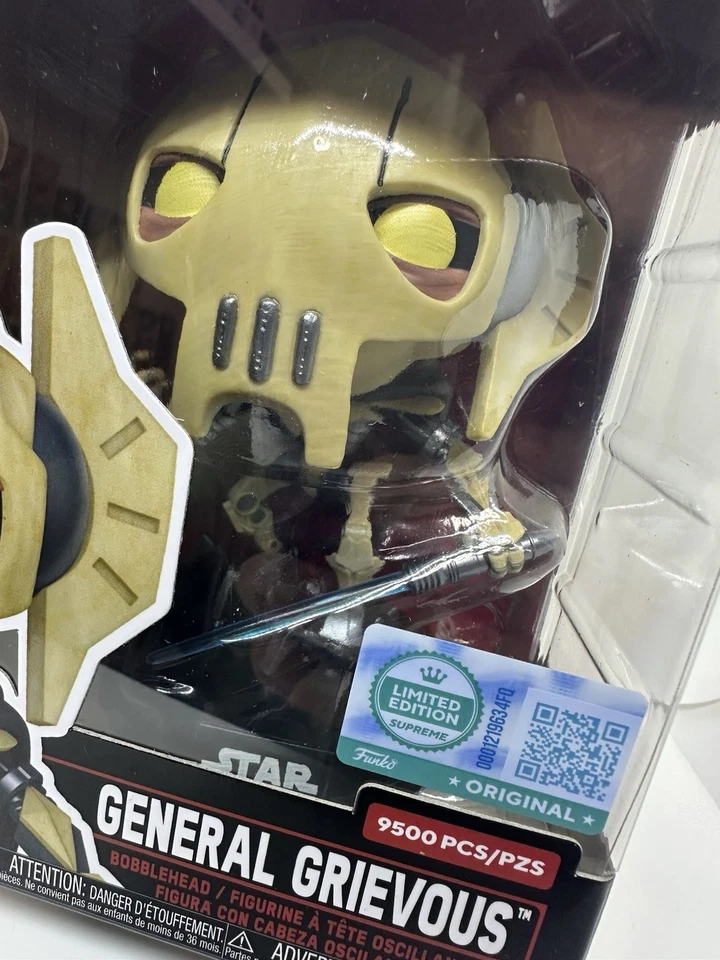 Funko Pop Star Wars General Grievous 796 Limited Edition Supreme 9500 Pcs - Photo 2/4