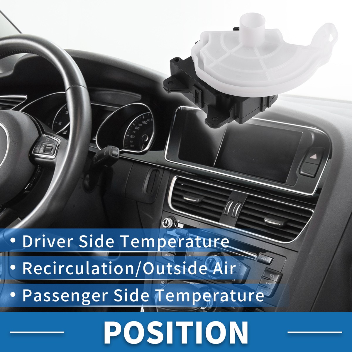 HVAC Heater Blend Door Control Actuator for Ford