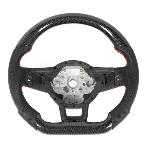 Car Steering Wheel For GLI R GTD Carbon Fiber Steering Wheel Perforated Leather↑ - Picture 18 of 24