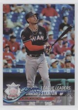2018 Topps League Leaders Rainbow Foil Giancarlo Stanton #45 0h9f