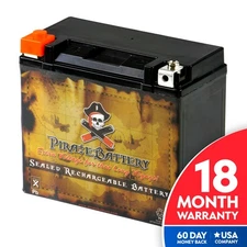 YTX20-BS  High Performance - Maintenance Free - Sealed AGM Motorcycle Battery