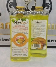 Veet Gold Whitening Multivitamin Oil Body corrector Oil Spf 15. 1000ml