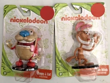 Nickelodeon Ren and Stimpy Figurines Toys Brand New in Package 2024 Viacom LOT 2