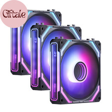 GCF012 Standard 120Mm PC Case Fan, Daisy-Chain Connection, 5V 3Pin ARGB Lighting