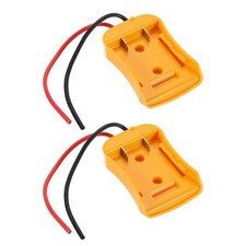 Battery Adapter Converter for 20V Battery W/ Wire Harness Connector,2pcs,Yellow