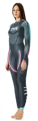 TYR Hurricane C5 Triathlon Neoprenanzug Damen Gr. L Wetsuit Neo Orca Sailfish