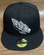 New Era Skeleton Hands and Skull Bones Fitted 59Fifty Hat Not hatclub topperz