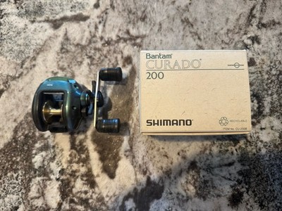 shimano bantam curado saltwater Shimano Curado Bantam CU-200 Bait Casting Fishing Reel Right-Hand w Box