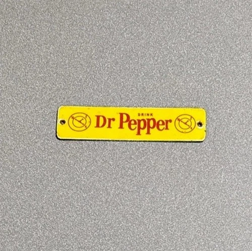 VINTAGE DR PEPPER COLA SODA CRATE PORCELAIN SIGN CAR GAS TRUCK OIL MOTORCYCLE