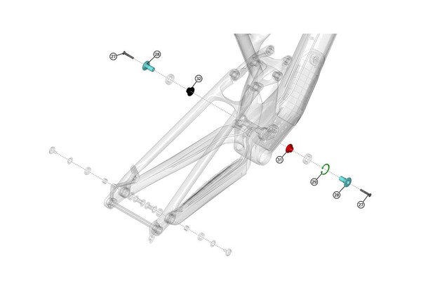 Lapierre Hardware-Kit FüR Den Hauptdrehpunkt Von ElektrofahrräDern E-BIKE Zesty-image