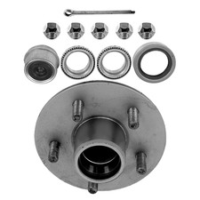 1 Boat Trailer Galvanized Hub Kit 5 Lug 1-3/8...