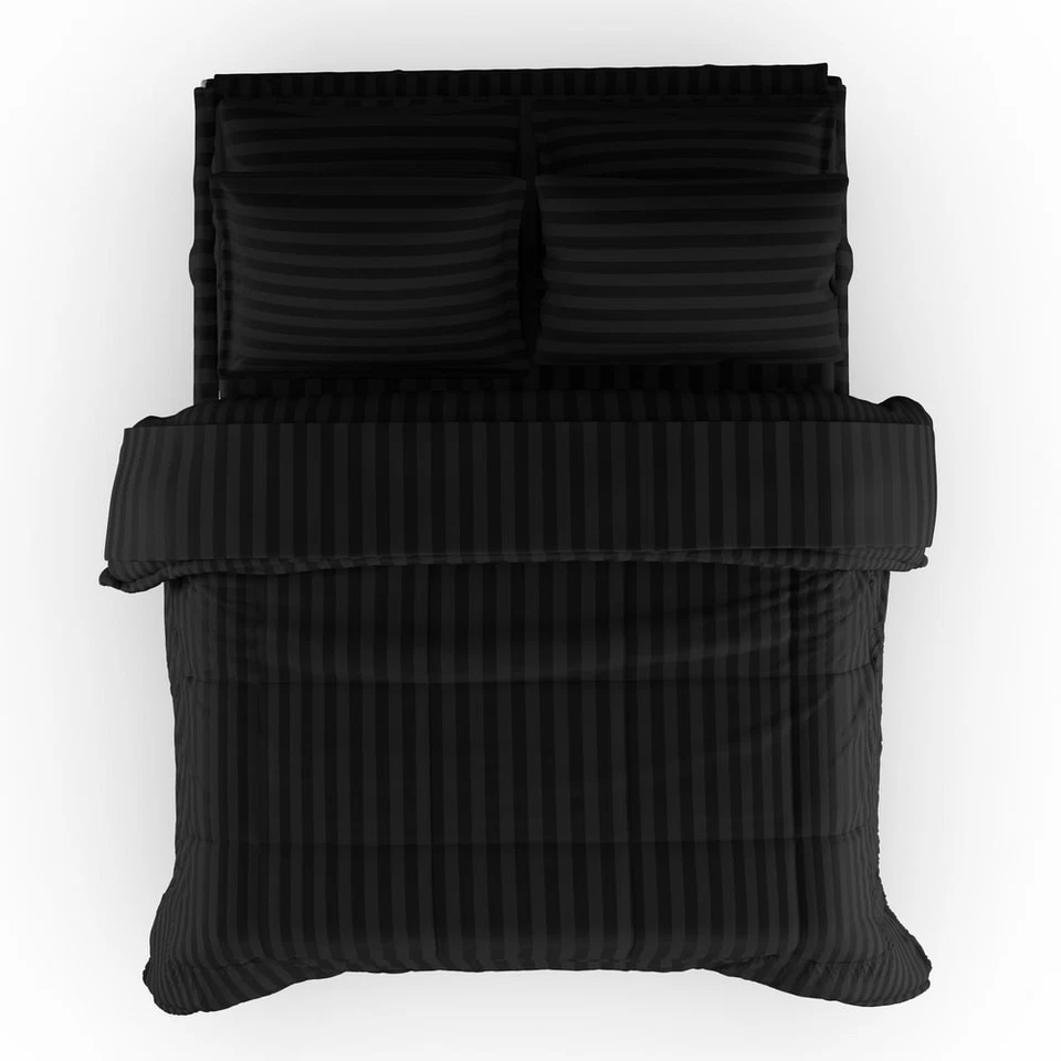 Porch & Den Lockhart resistente a arrugas suaves a rayas Foto 3 de 4